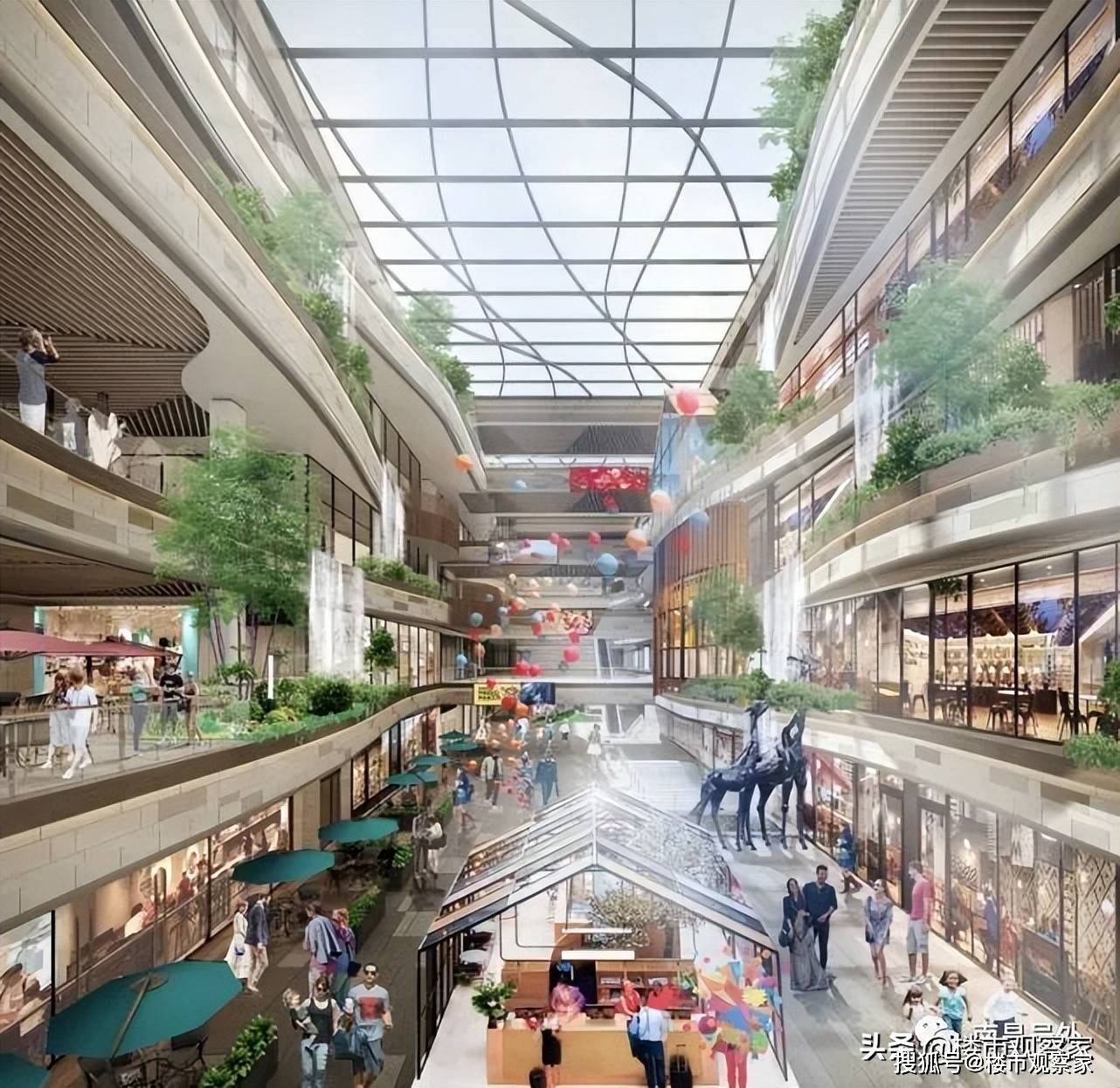 新洪大商业综合体(长薪茂)受疫情影响预计推迟到2023年开业_mall_建筑